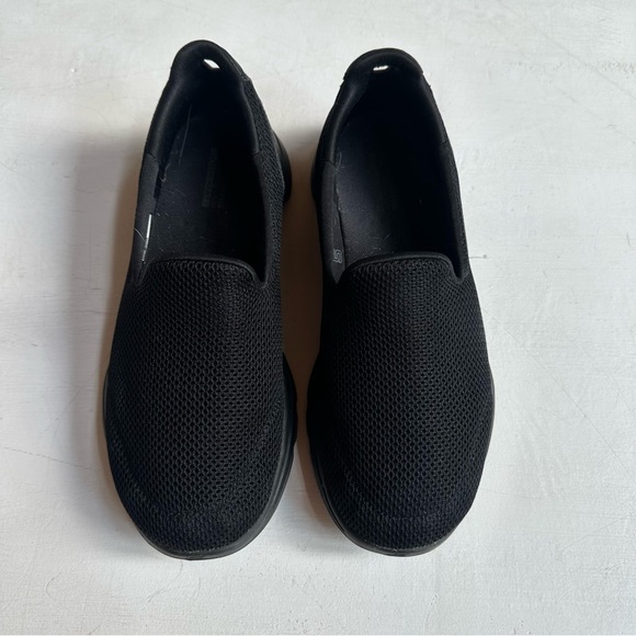 Skechers Go Walk Black Walking Slip On Sneakers - Picture 3 of 7